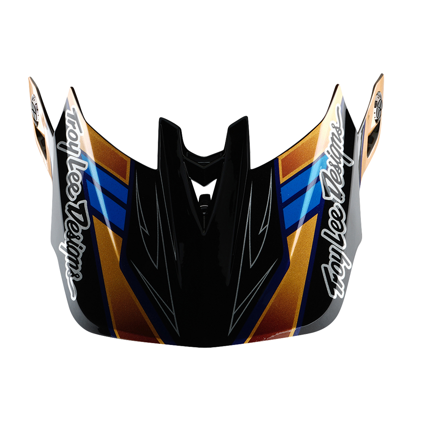 Troy Lee Designs D4 COMPOSITE MIPS ROYALTY Casco MTB nero/oro