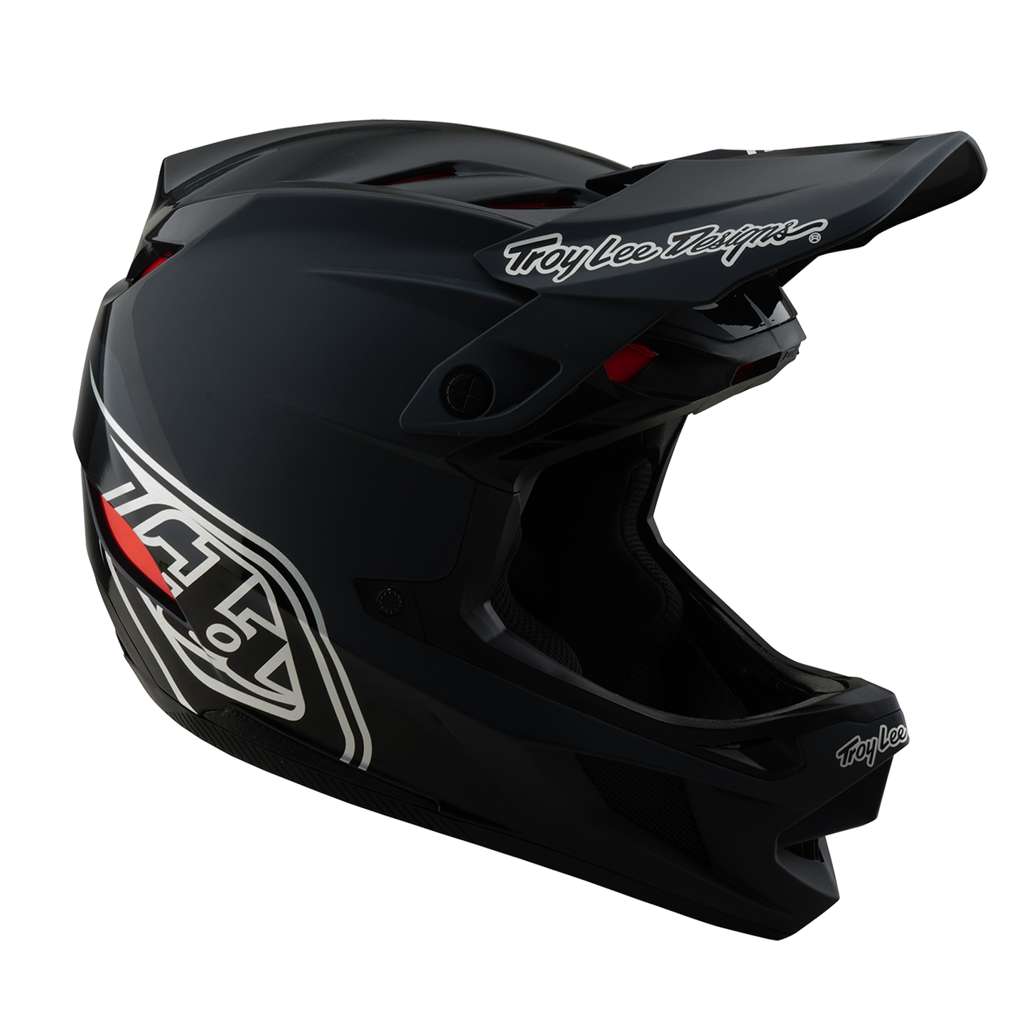 TROY LEE DESIGNS D4 POLIACRILITE SHADOW Casco MTB Nero 2025