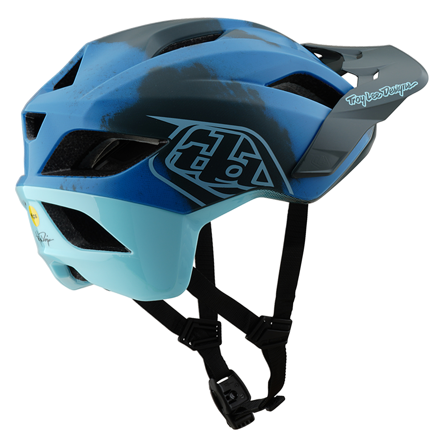 Casco MTB Troy Lee Designs FLOWLINE SE MIPS Blu Camo
