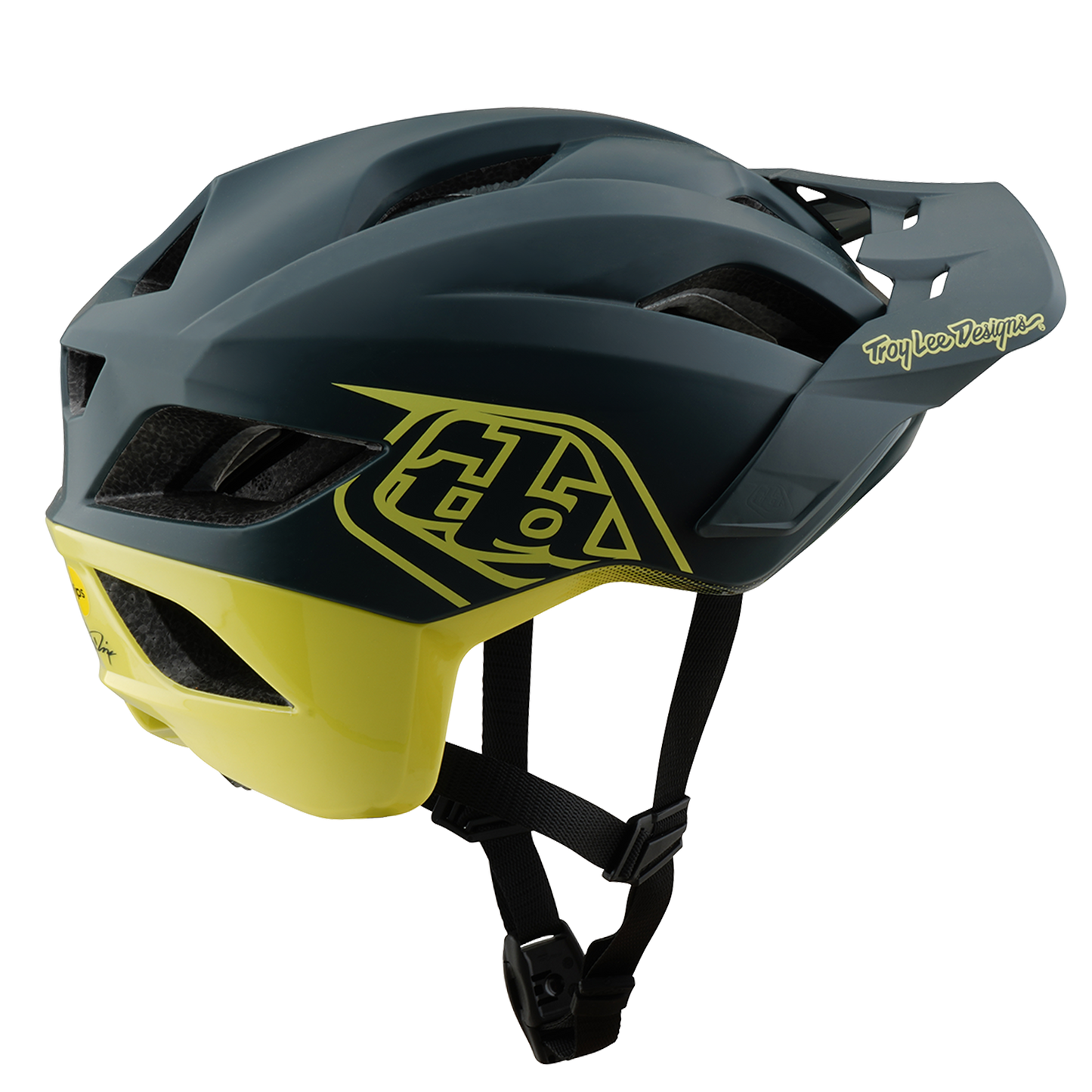 TROY LEE DESIGNS FLOWLINE SE MIPS MTB Casco grigio/giallo
