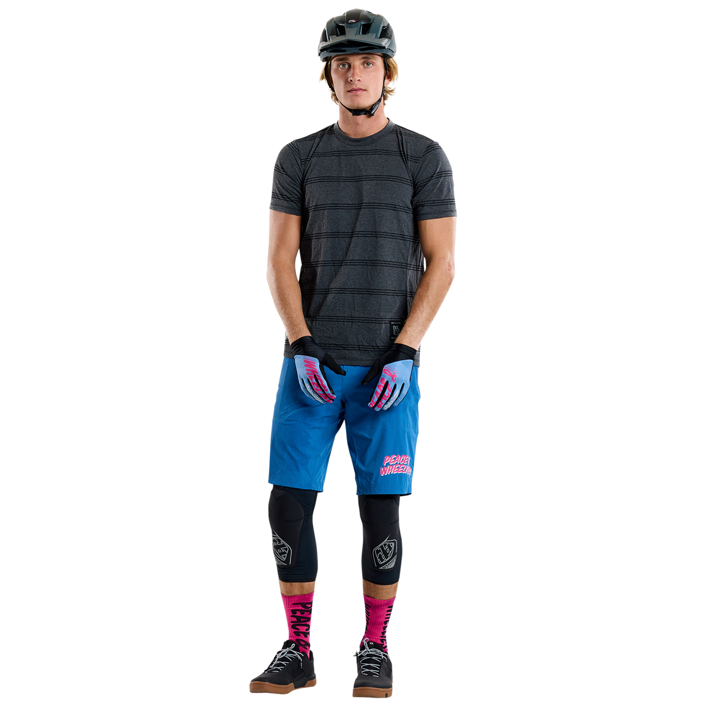 TROY LEE DESIGNS SKYLINE RIDE TEE WASH OUT Maglia a maniche corte Grigio 2025