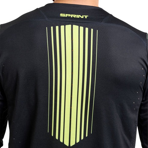 TROY LEE DESIGNS SPRINT Maglia a maniche lunghe nero/giallo