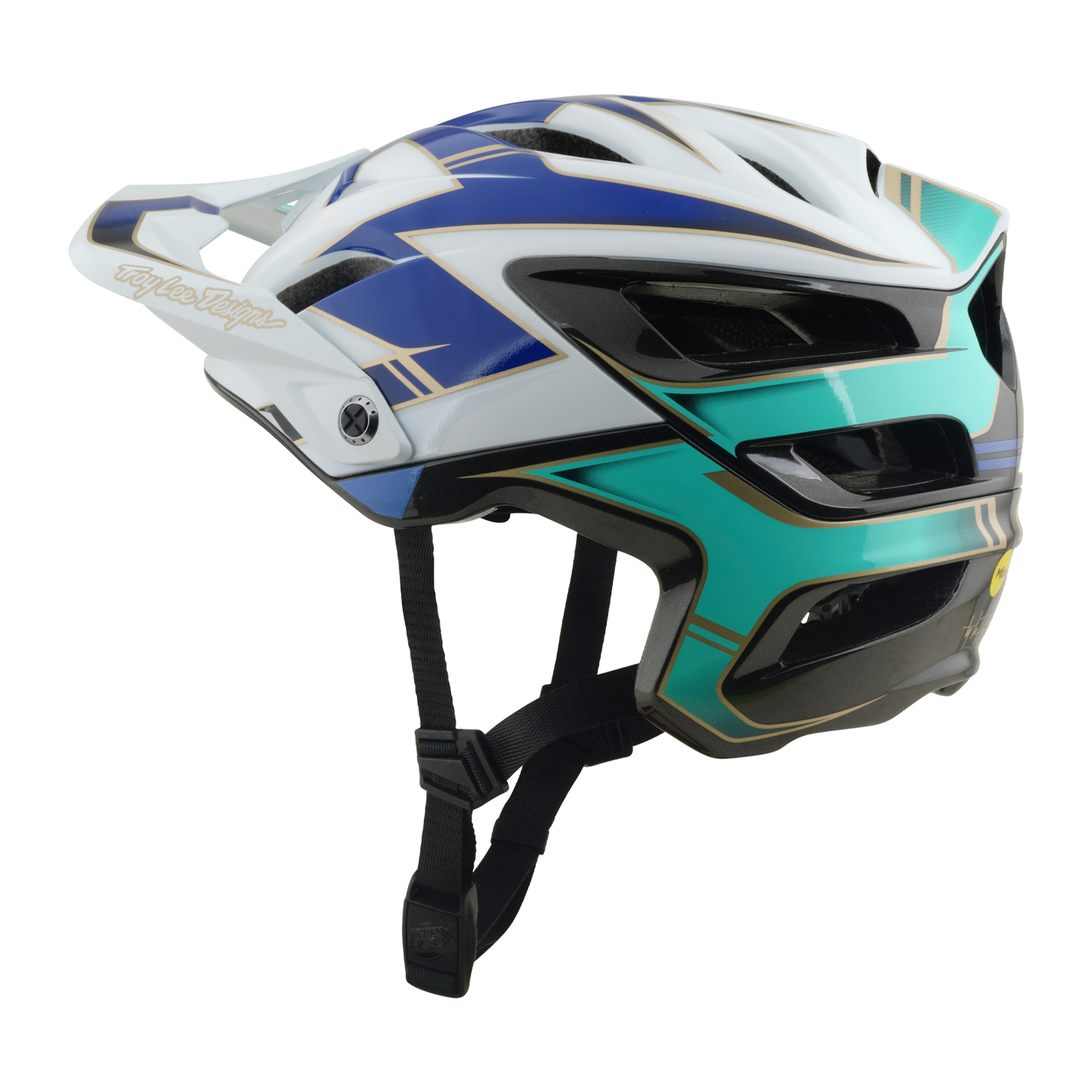 TROY LEE DESIGNS A3 MIPS ELECTRA Casco MTB Bianco