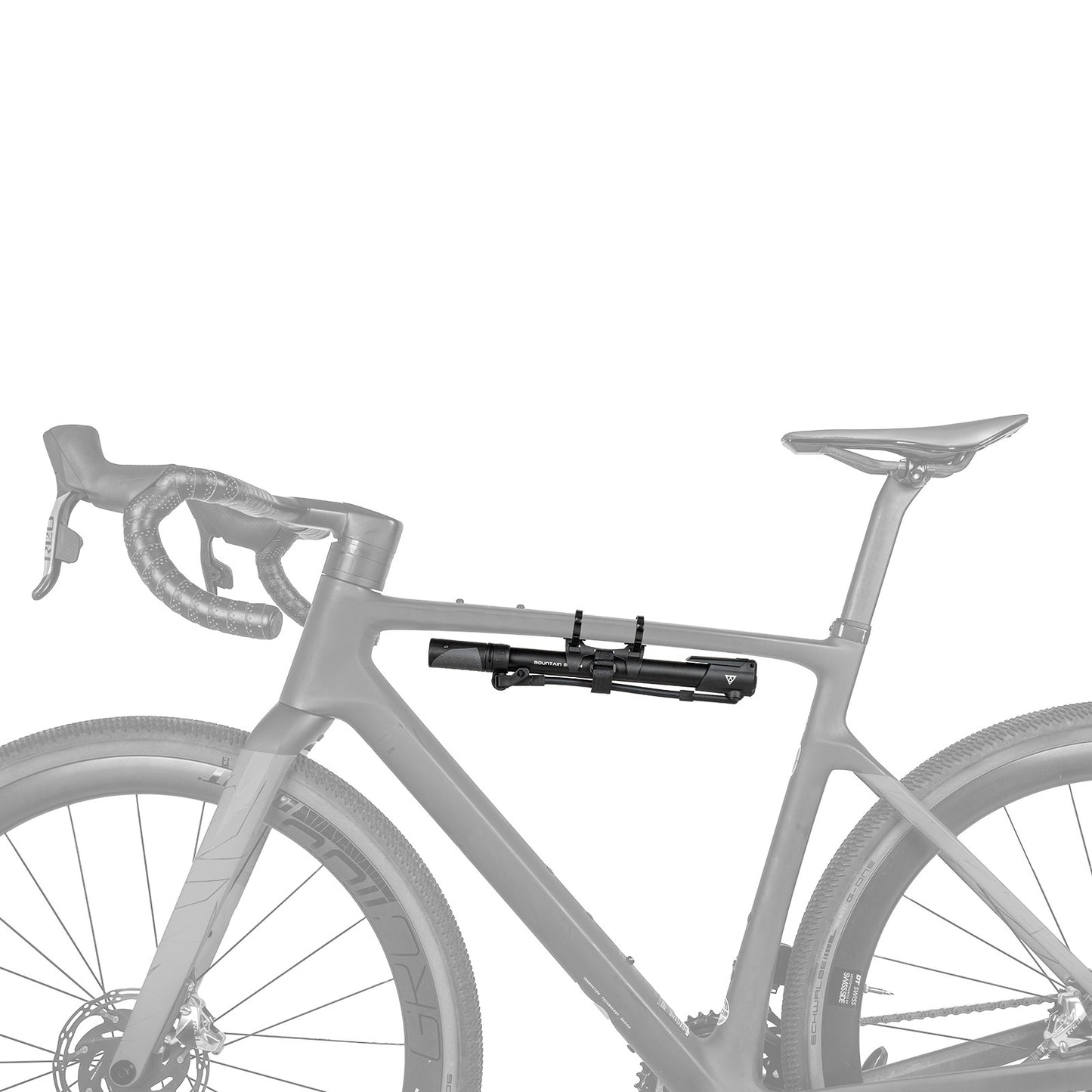 TOPEAK MOUNTAIN MORPH Pompa a pedale compatta nera