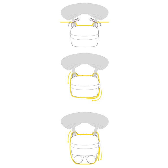 TOPEAK ELEMENTA Borsa a tracolla nera