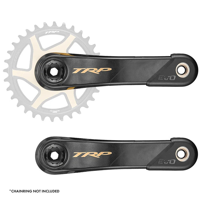 Pedivelle TRP EVO 12 M9050 in carbonio nero/oro