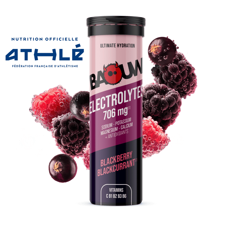 BAOUW Bevanda energetica (Tubo da 10 compresse) Mora/Cassis