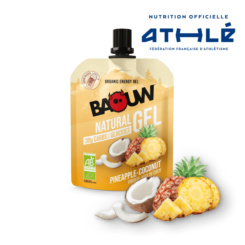 BAOUW Gel energetico biologico ananas/cocco (85 g)