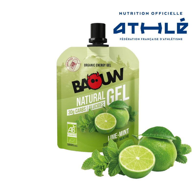 BAOUW Gel energizzante biologico al lime e alla menta (85 g)