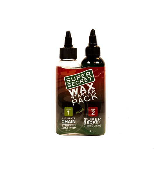 SILCA CHAIN STRIPPER e SUPER SECRET Confezione di preparazione e lubrificazione della catena 2x120ml