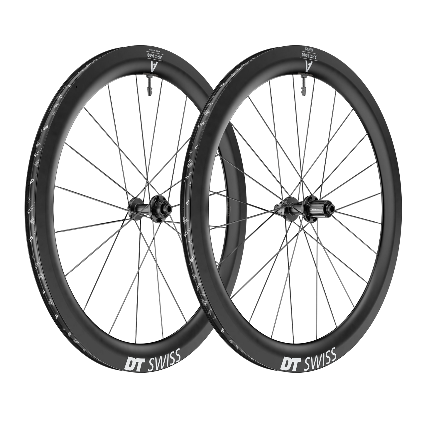 Coppia di ruote DT SWISS ARC 1400 DICUT 55 Tubeless Ready (Center Lock)
