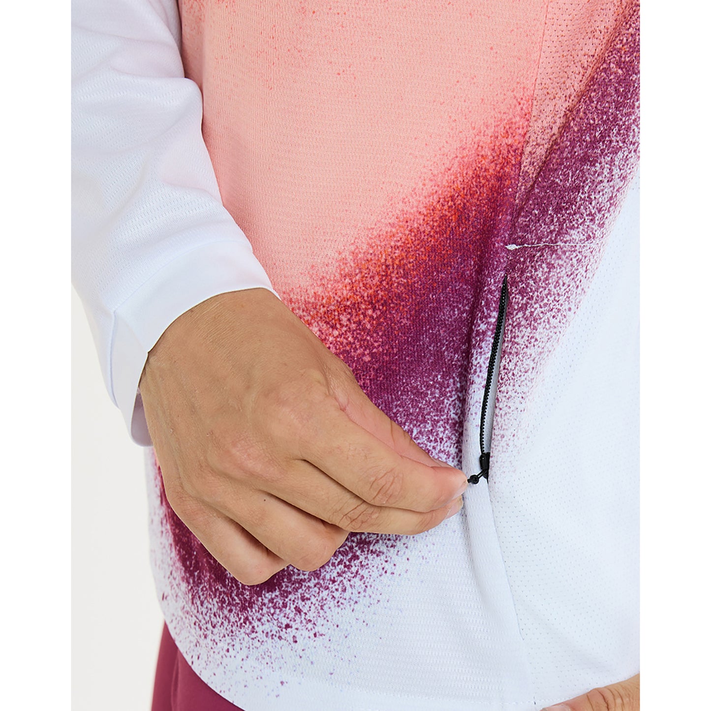 Donna DHARCO GRAVITY FIREBIRD Maglia a maniche lunghe Bianco/Arancione