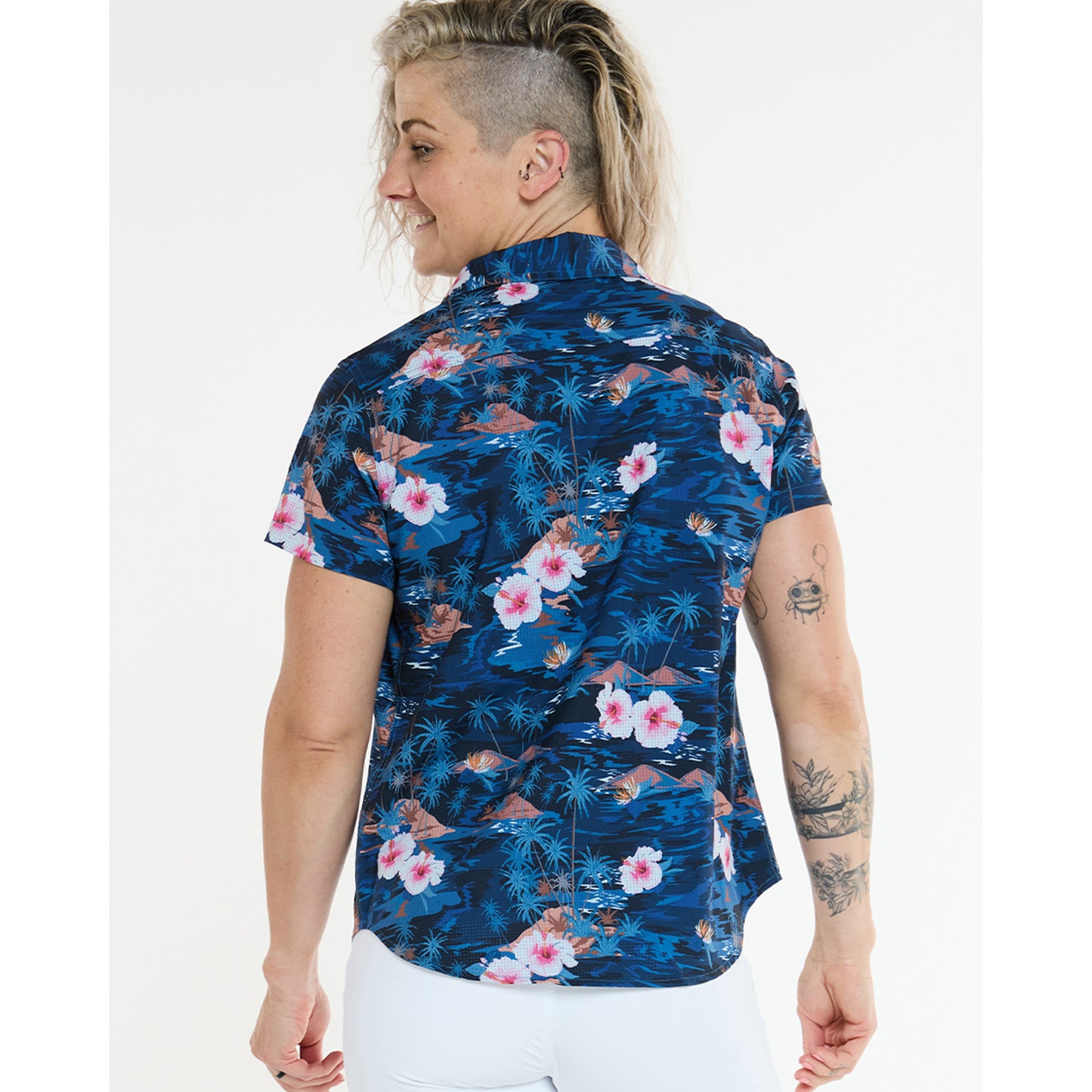 DHARCO TECH PARTY OASIS - Camicia tecnica Donna Blu