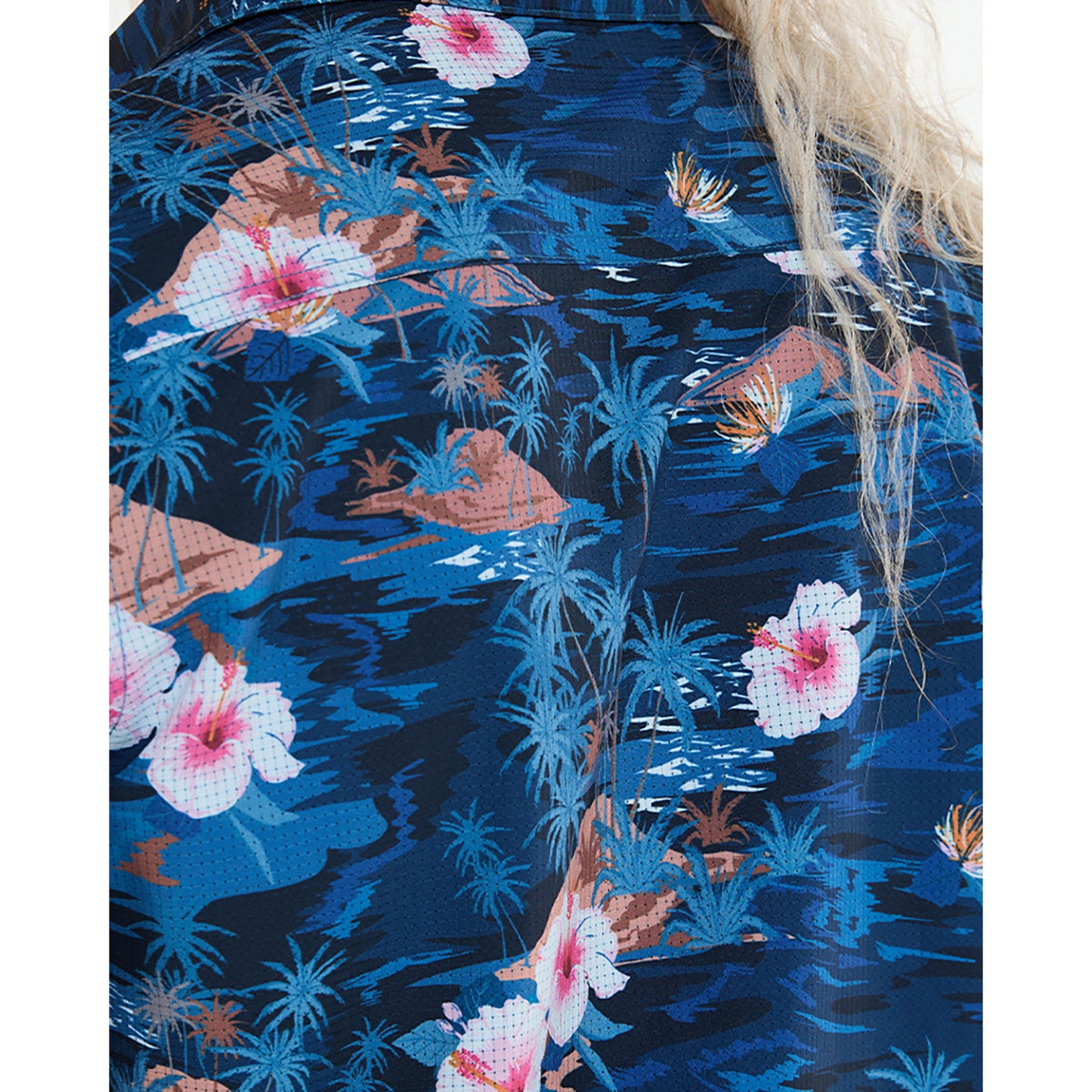 DHARCO TECH PARTY OASIS - Camicia tecnica Donna Blu