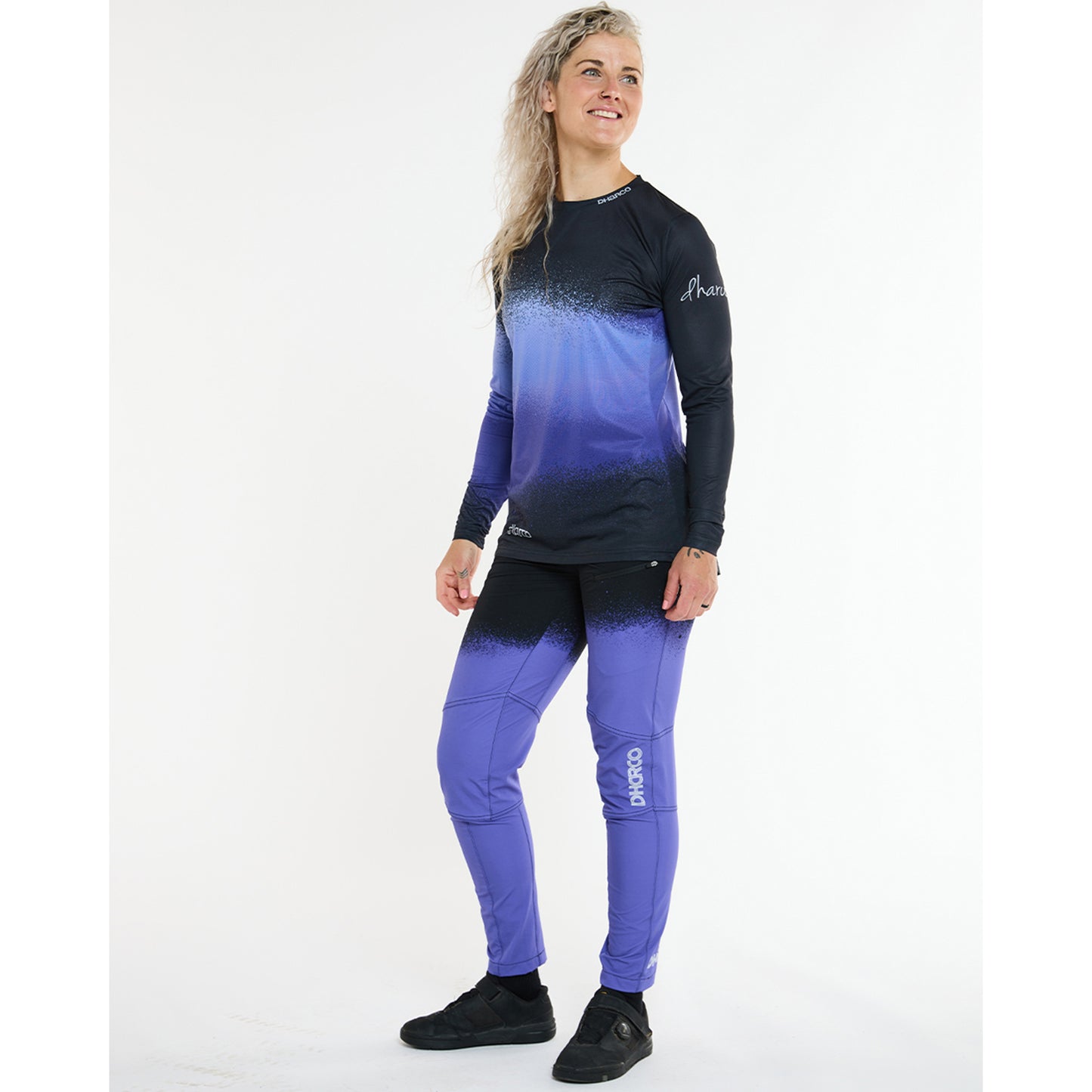 Donna DHARCO ULTRA VIOLET Maglia a maniche lunghe nero/viola