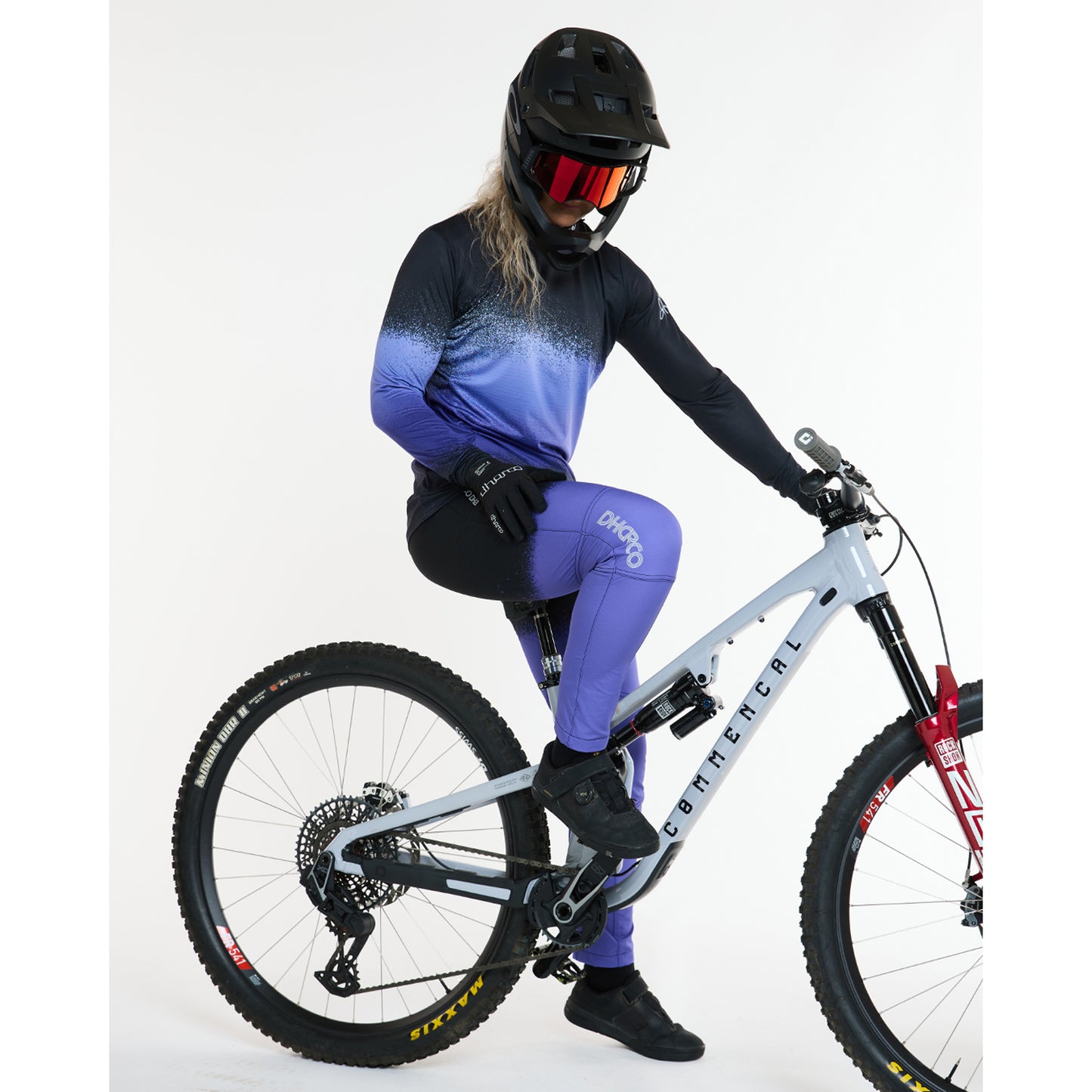 Donna DHARCO ULTRA VIOLET Maglia a maniche lunghe nero/viola