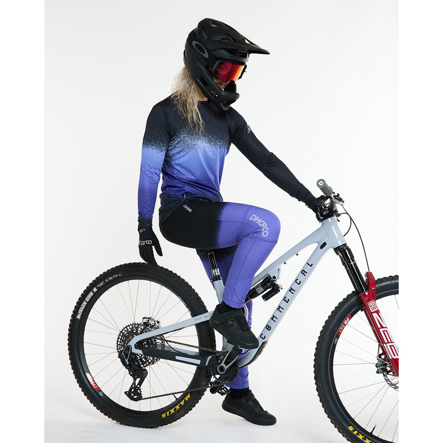 Donna DHARCO ULTRA VIOLET Maglia a maniche lunghe nero/viola