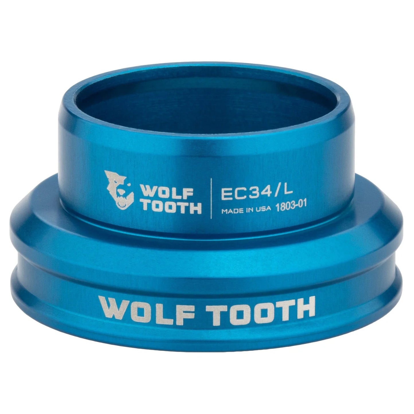 Coppa bassa per serie sterzo esterna WOLF TOOTH PERFORMANCE 1"1/8 EC34 blu