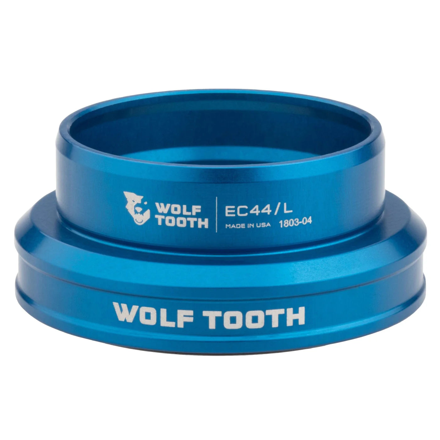 Coppa bassa per serie sterzo esterna WOLF TOOTH PERFORMANCE 1,5" EC44 blu