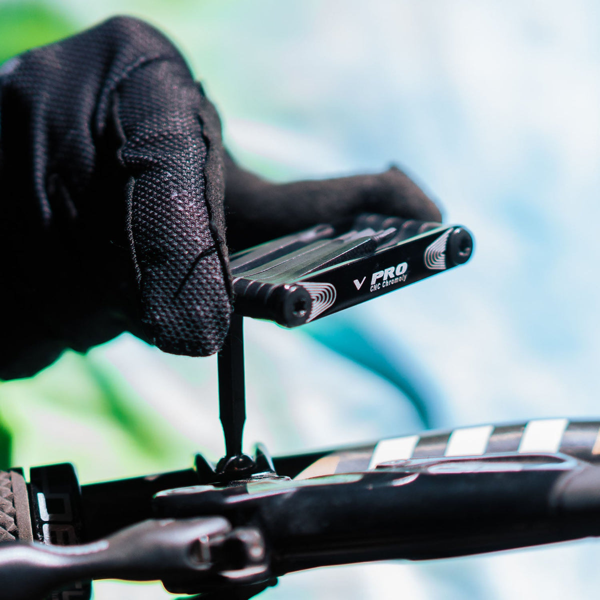 Lezyne V Pro 11 durante l’utilizzo in MTB