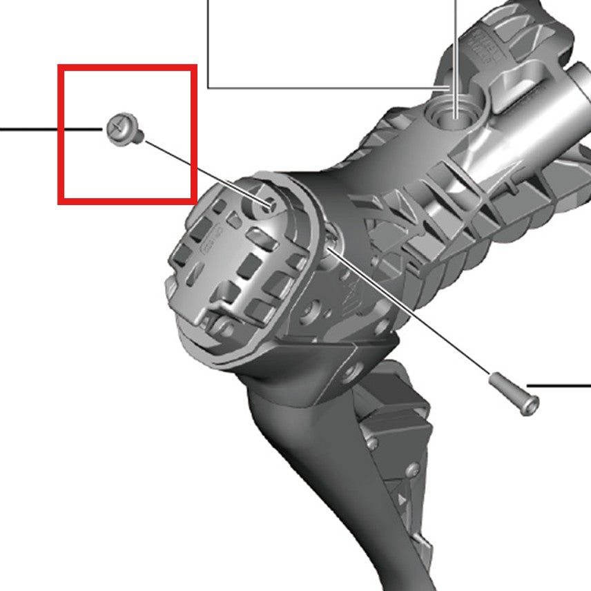 Coperchio a vite SHIMANO Batteria ST-R9270