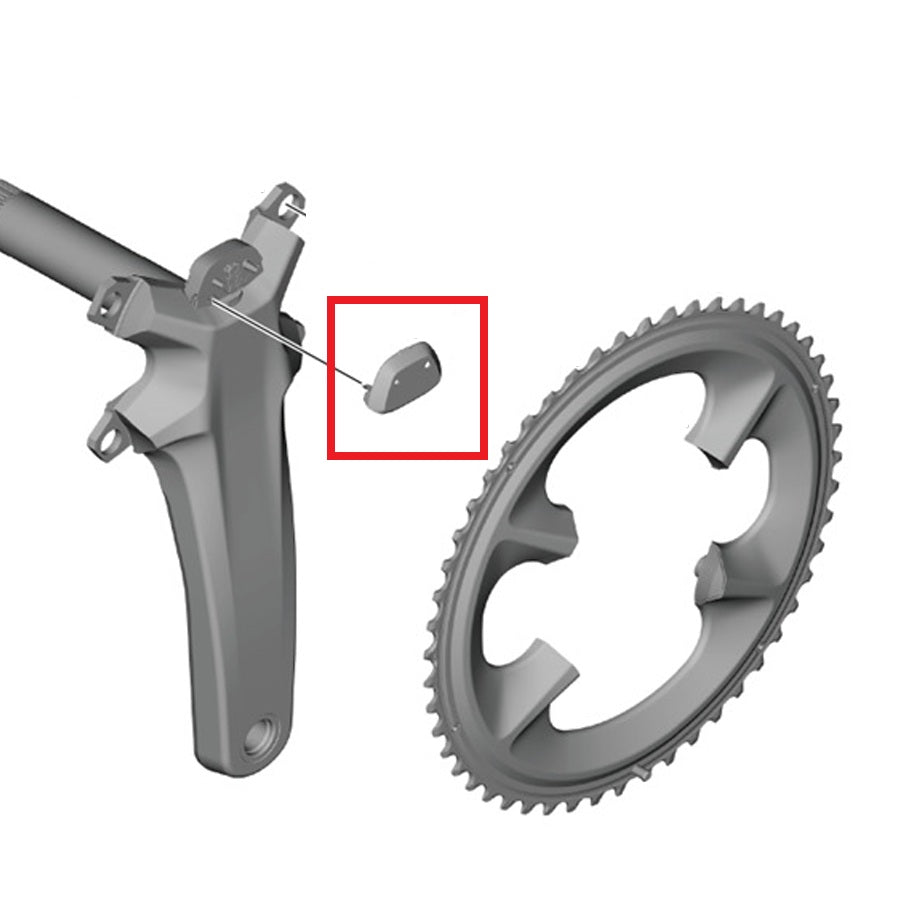 SHIMANO Coperchio per sensore di potenza FC-R9200P