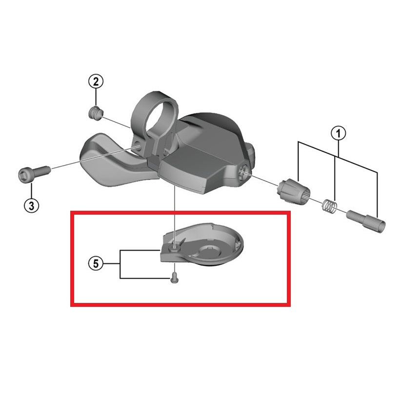 SHIMANO U4000 Coperchio della leva sinistra