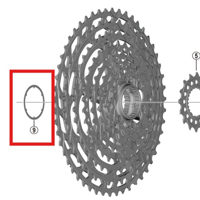 SHIMANO CS-M9100 Distanziali fini
