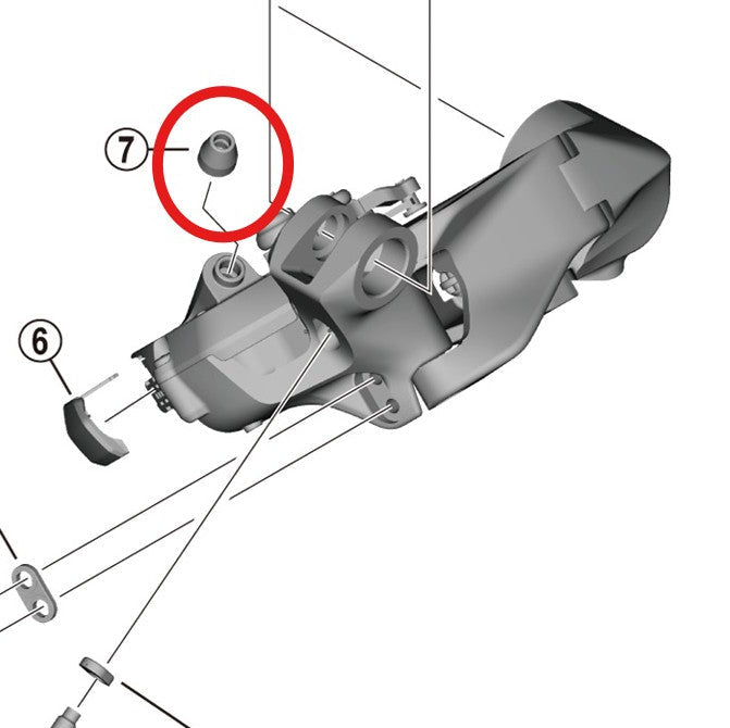 SHIMANO RD-R9250 Soffietti di protezione