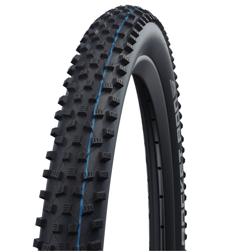 Copertone flessibile SCHWALBE ROCKET RON 27.5x2.25 ADDIX SPEEDGRIP SUPERGROUND Tubeless Ready nero