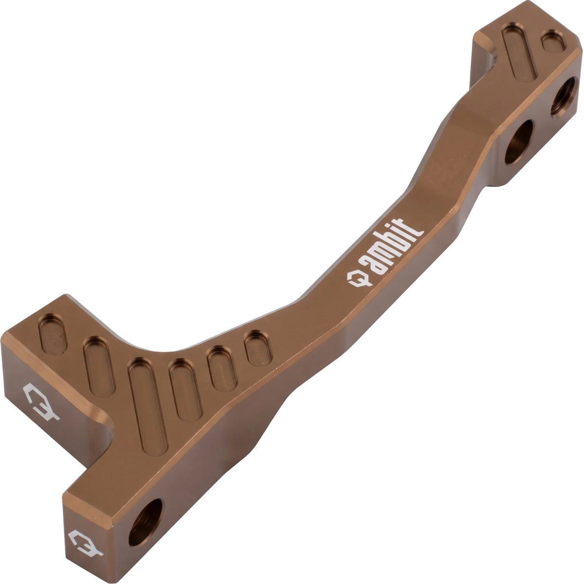 Adattatore pinza freno anteriore/posteriore PM/PM AMBIT +20 mm (180-200 mm) marrone