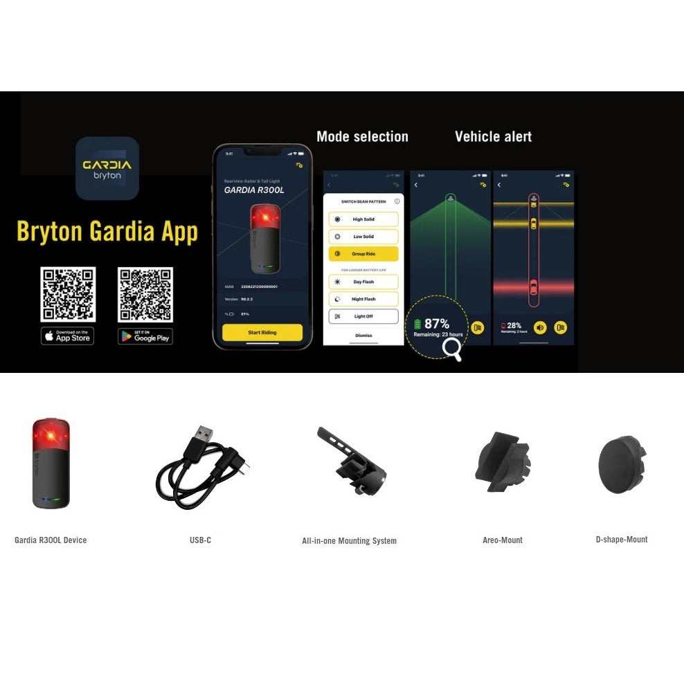 Illuminazione posteriore BRYTON RADAR GARDIA R300L