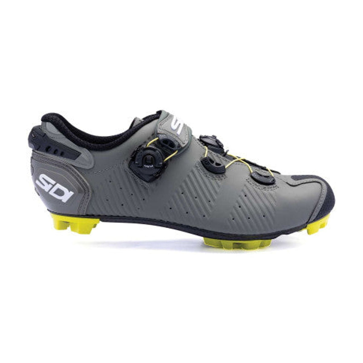 Scarpe MTB SIDI DRAKO 2S SRS grigio militare/giallo