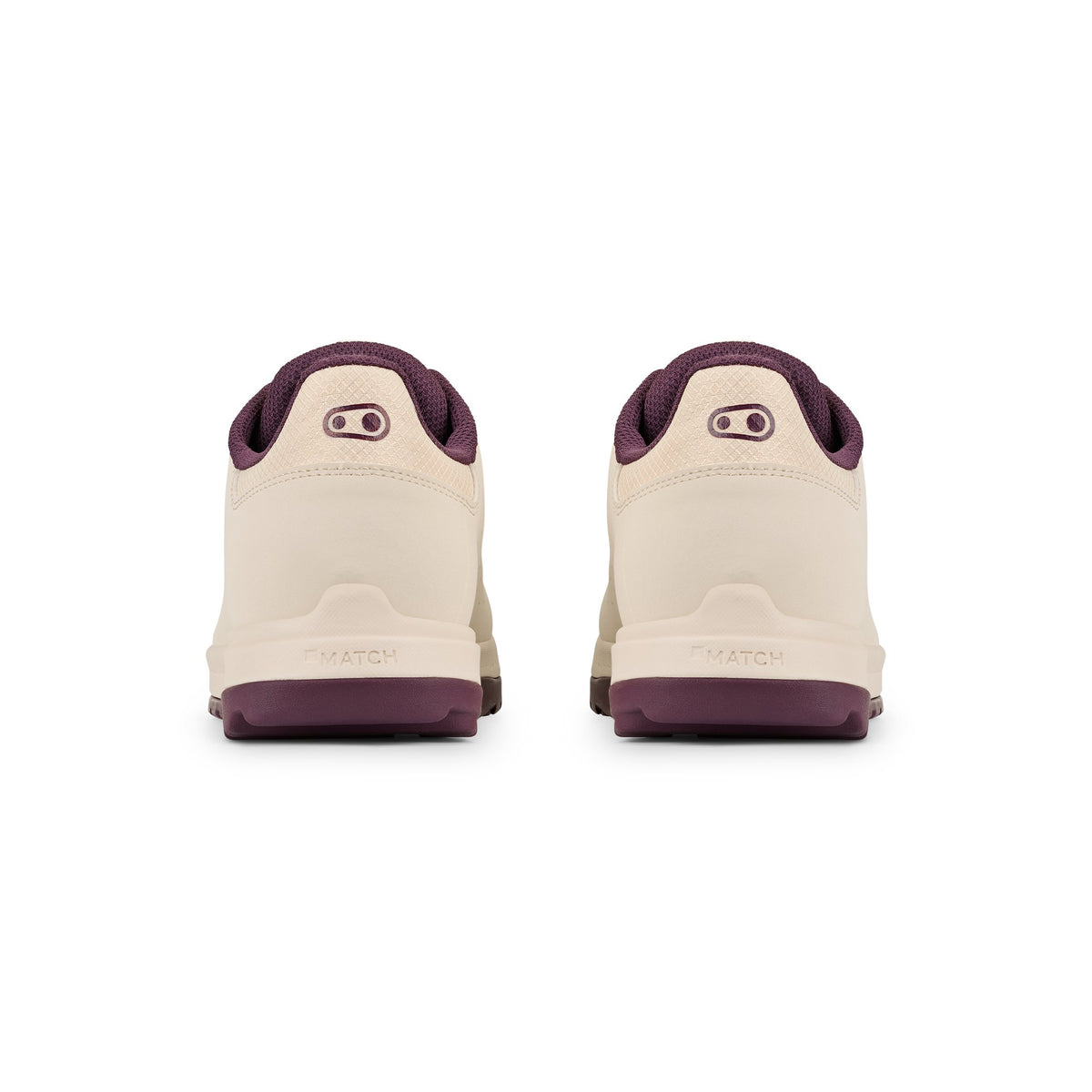 Scarpe MTB CRANKBROTHERS MALLET TRAIL LACE CLIP bianco/viola — vista posteriore