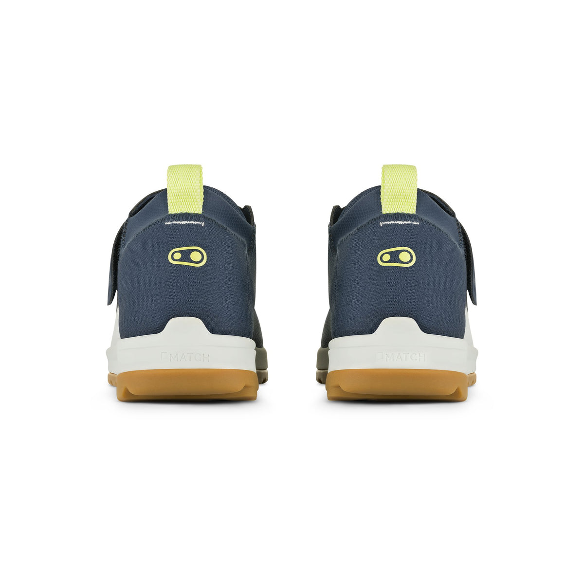 Scarpe MTB CRANKBROTHERS STAMP TRAIL BOA blu navy/grigio/gomma — vista posteriore