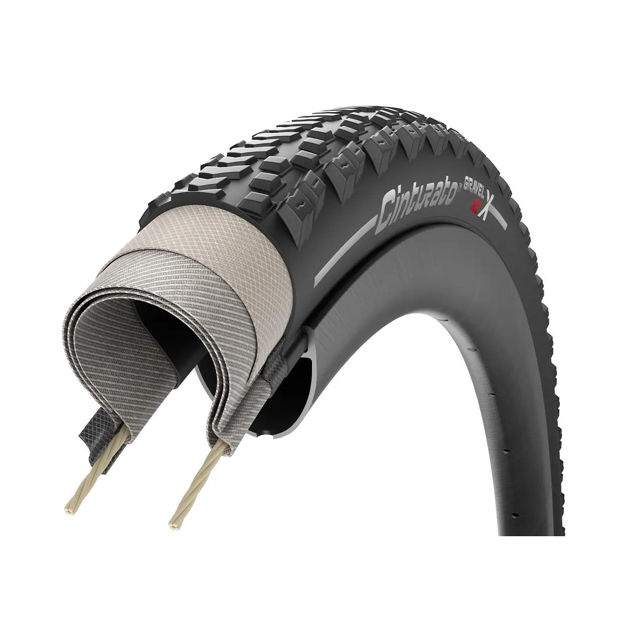 Copertone PIRELLI CINTURATO RCX 700x40c Tubeless Ready Beige classico