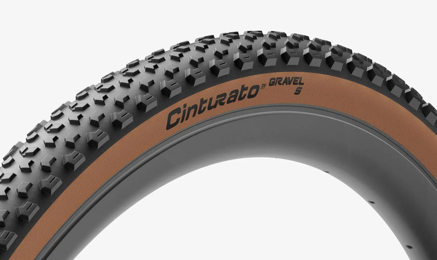 Pneumatico PIRELLI CINTURATO GRAVEL S 700x50c Tubeless Ready Beige classico