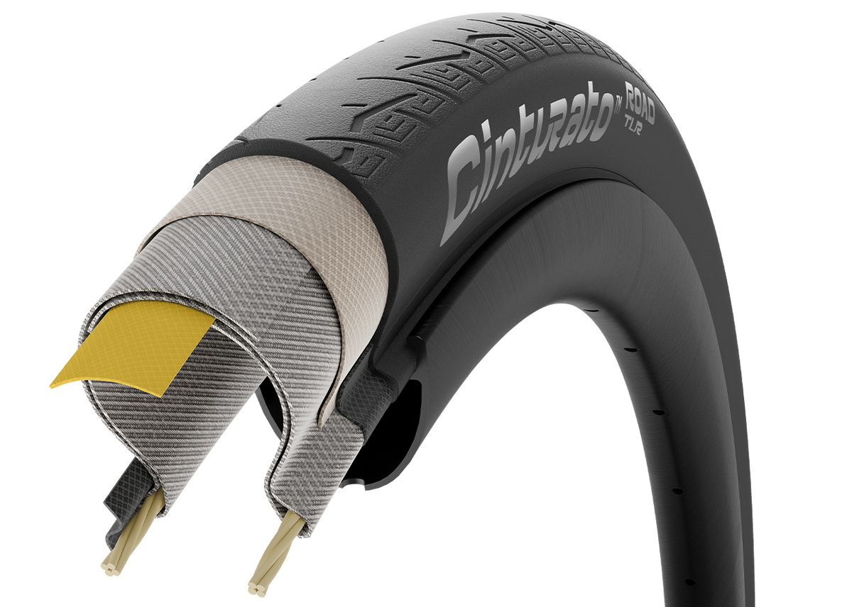 Pneumatico PIRELLI CINTURATO ROAD TLR Tubeless Ready nero