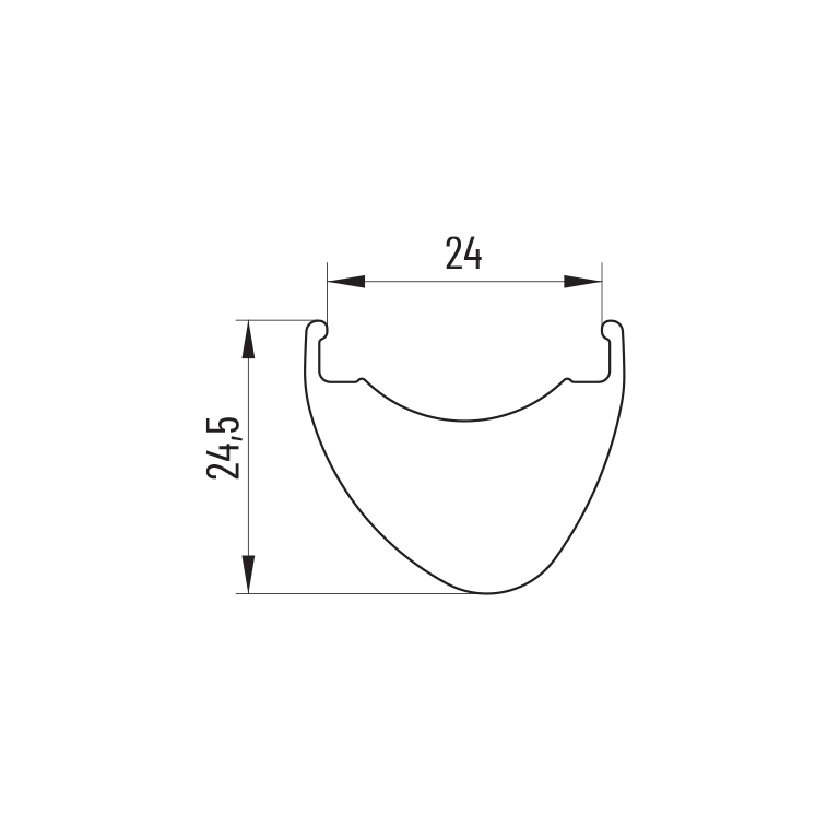 Coppia di ruote MICHE CONTACT GR DISC con copertoni (Center Lock)