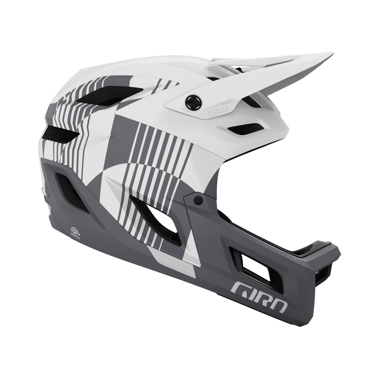 Casco MTB GIRO COALITION SPHERICAL Grigio/Bianco