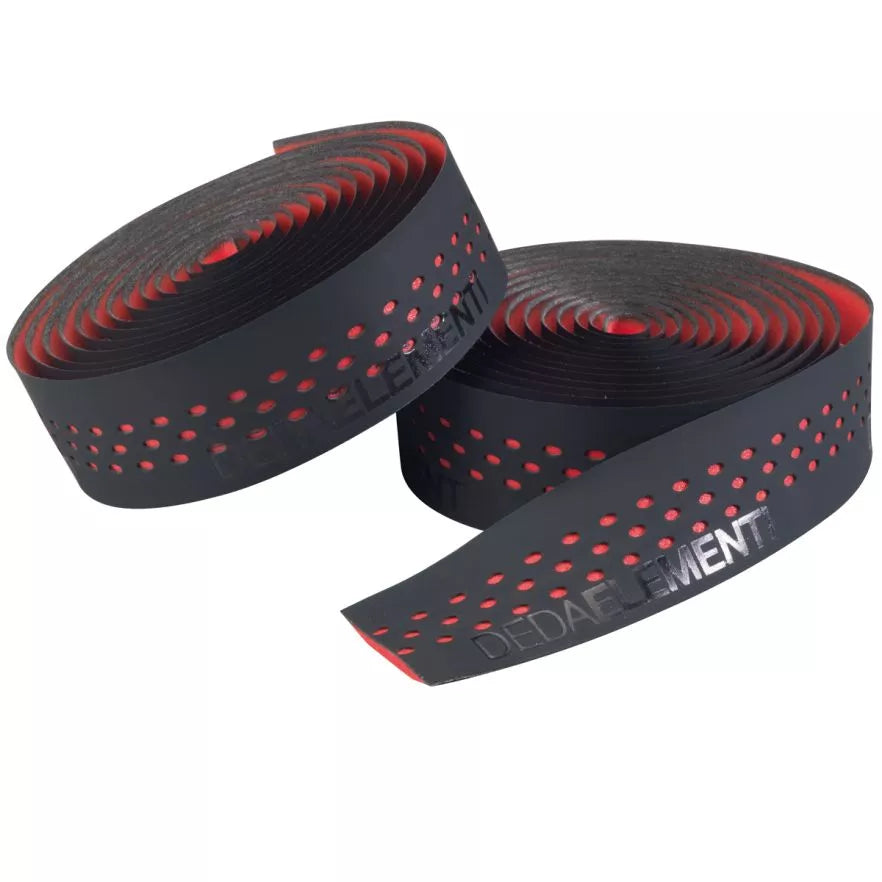 Nastro per manubrio DEDA PRESA Nero/Rosso