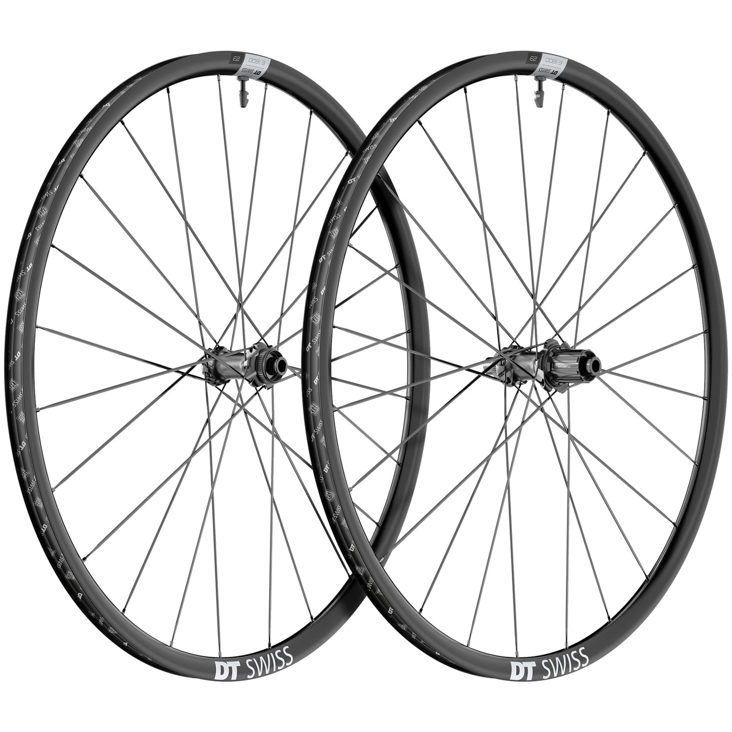 Coppia di ruote DT SWISS E 1800 SPLINE 23 DISC Tubeless Ready (Center Lock) 2024