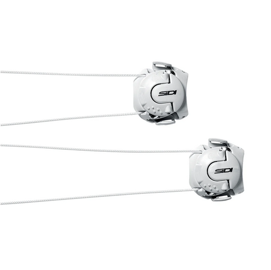 Fibbie SIDI TECNO 3 Lunghe 155 mm Bianco
