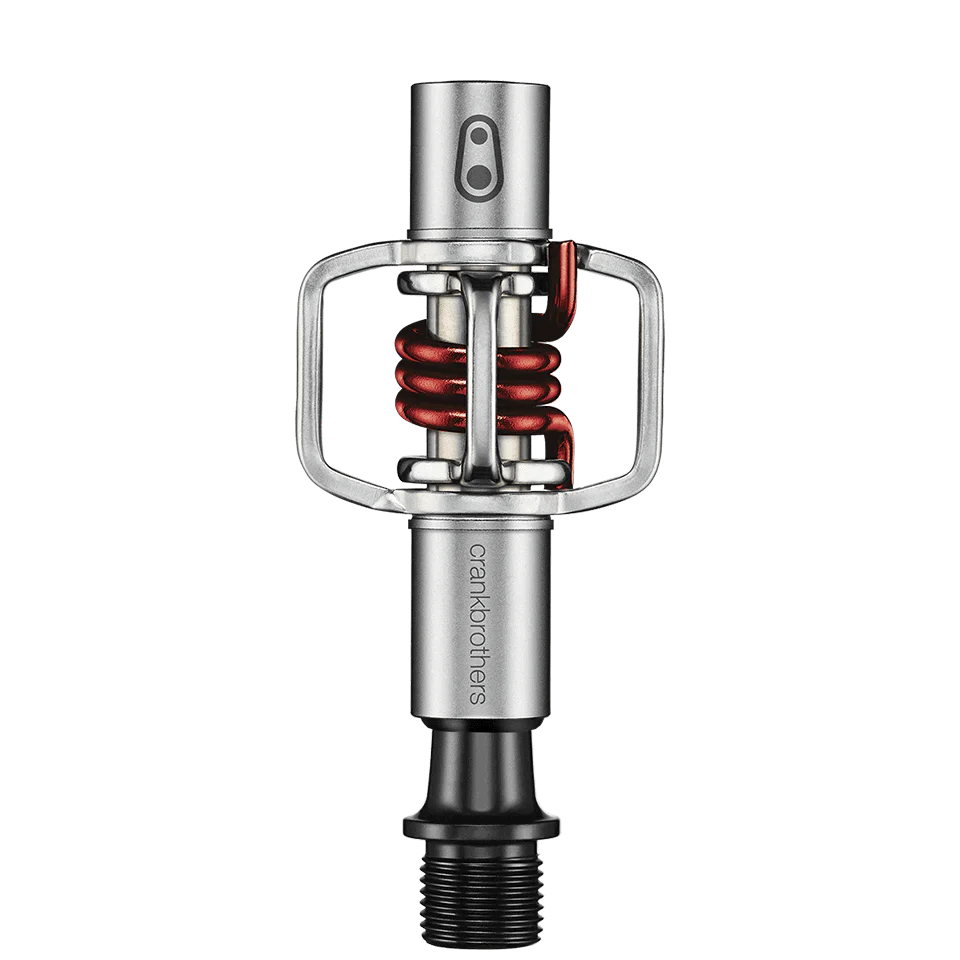 CRANKBROTHERS EGG BEATER 1 Pedali Argento/Rosso