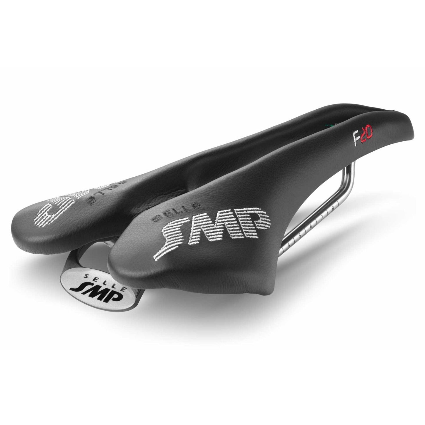 Sella SMP F20 binari in acciaio inox nero