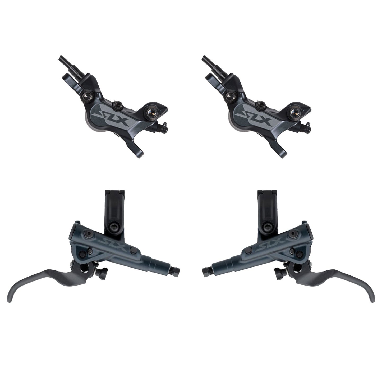 Coppia di freni SHIMANO SLX M7120 4 pistoni J-Kit Discless