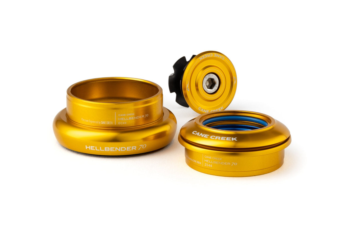 Serie sterzo semi-integrata/esterna conica CANE CREEK Hellbender 70 1"1/8-1.5" ZS44/EC44 oro