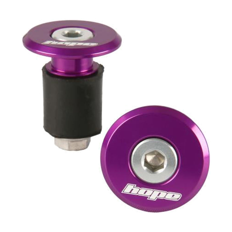 Coppia di Tappi Manubrio HOPE GRIP DOCTOR Viola