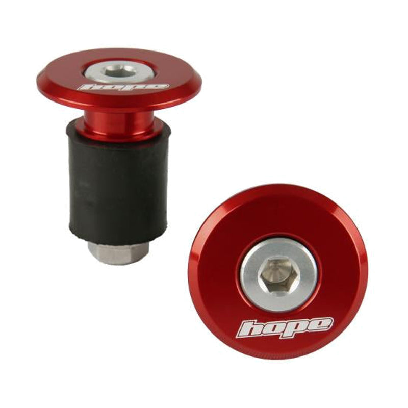 Coppia di Tappi Manubrio HOPE GRIP DOCTOR Rosso