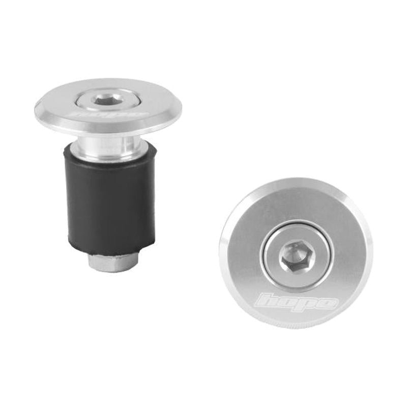 Coppia di Tappi Manubrio HOPE GRIP DOCTOR Argento